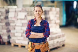 Beautiful worker